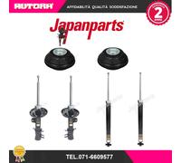 KIT129 4 Ammortizzatori anteriore + posteriore + tamponi superiore..