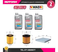 KIT4A Kit tagliando + 6 candele adatto a Smart (450) (MARCA WAG,NGK,ARDECA)