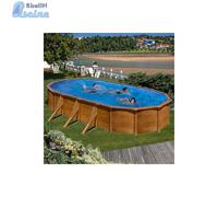 Piscina fuori terra GRE in acciaio Ovale 500x300x1,20 PACIFIC KIT500W