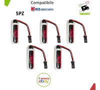 KIT5PZ BATTERIA DI RICAMBIO PER ANTIFURTO AVS ELECTRONICS EVE ER14505 3,6V 2,7Ah