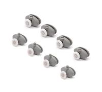 KIT8 CUSCINETTI RICAMBIO BOX DOCCIA CABINA PORTA ANTA SCORREVOLE RUOTE ROTELLINE