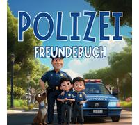Kita Freundebuch Polizei - Die ersten Freunde im Kindergarten zum Ausfüllen - Ein tolles Erinnerungsbuch für bis zu 31 Freunde: Freundebuch für den Kindergarten für Jungen ab 2 Jahre