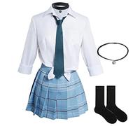 Kitagawa Marin - Costume da travestimento per travestimento da caro travestimento per ragazze, donne, Halloween, carnevale, feste, giochi di ruolo, Blu, XS