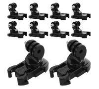 KITANDOVE 10pezzi Supporto Verticale Per Action Camera Con Viti Lunghe e Base Montaggio Sicuro Per Smartphone e Accessori Video Compatibile Con Diverse Marche Di Fotocamere Sportive