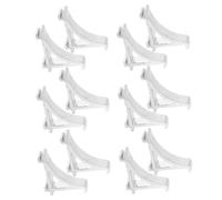 KITANDOVE 12pezzi Ganci Di Supporto Per Ripiani Frigorifero Metallo Clip Per Congelatore e Frigorifero Facile Installazione e Versatilità Assicurata