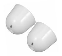 KITANDOVE 2 Pezzi Coperture Antipolvere Per Ventilatori Da Soffitto Kit Accessori Paralume A Campana Plastica Calotta Inferiore Di Ricambio
