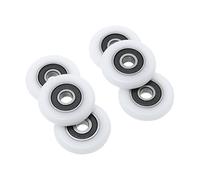 KITANDOVE 6 pezzi Ruote Scorrevoli per Doccia Pulegge per Porta Doccia Old Fashioned Sostituzione Facile per e Vasche da Fluido e Resistente