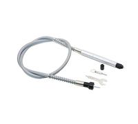 KITANDOVE Flessibile in alluminio prolunga per trapano ad albero flessibile estensione dell'albero di perforazione strumento rotante Smerigliatrice Elettrica Flessibile Flex Silver