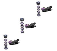 KITANDOVE Kit Di 3 Lenti Per Fotocamera Smartphone 5x 198° Fish-eye 063x Grandangolo 15x Macro 2x Polarizzate