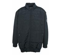 Kitaro Felpa Giacca Trapuntata Zip Intera Uomo Blu Scuro Plus Size