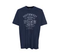 Kitaro T Shirt Uomo Manica Corta Collo Rotondo Cotone Extra Lungo Tall