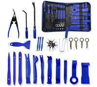 Kitbest Set di Attrezzi per smontaggio Auto, 36 Pezzi per Auto, Set di Attrezzi per Rivestimento, Clip di Fissaggio per la Riparazione di Auto