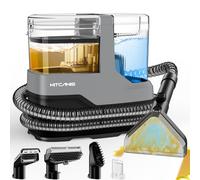 Kitcanis Lavatappeti e Divani Lava e Asciuga - 600W 78dB 17KPa Lava Tappezzeria con 4 Testine Intercambiabili per Divano Tappeti Moquette Tappezzeria Scale e Auto Pulisci