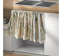 Kitche Vedova Curtais Over SIK Rod Pocket Kitche Curtai Kitche Curtais Lie Tier per Kitche Bagno Piccole Vedove Breve Piccola MII Piccola Camera da Letto Vedova, Flat W*h, 140 * 160cm