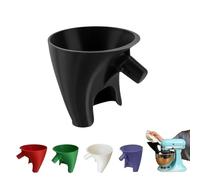 Kitchen Aid Auxiliary Mixer Flour Funnel,Suitable For KSM150 5-Quart Tilt-Head Mixer, Used For Prevent Spilling And Mess(Black)