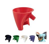 Kitchen Aid Auxiliary Mixer Flour Funnel,Suitable For KSM150 5-Quart Tilt-Head Mixer, Used For Prevent Spilling And Mess(Red)