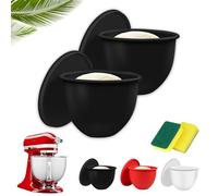Kitchen Aid - Inserto in silicone per mixer da cucina da 5 litri, accessorio da cucina con coperchio e spugna per lavare i piatti, temperatura massima -40 °C ~ 240 °C
