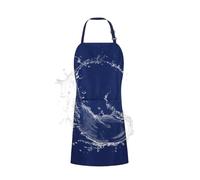 Kitchen Apron - Aprons For Cooking, Aprons For Women With Pockets, Adjustable Bib With 2 Pockets | Chef Apron Fors Baking Grilling Bbq Butcher Painting Barber Cleaning Work Shop Server Garden
