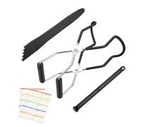 Kitchen Canning Kit - 4 Piece Jar Tool Supplies, Heat Resistant Multi Functional Preserving Utensils, Practical Set | Home Preparation For Tomato Vegetables Fruits Jelly Sauce Storage