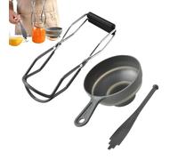 Kitchen Canning Tools Set, Foldable Jar Lifting Tongs, Home Canning Accessories, Stainless Steel Jar Lifter, Restaurant Canning Tools, Foldable Canning Set, Stainless Steel Funnels for Canning