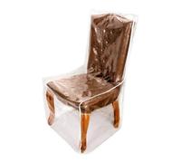 Kitchen Chair Covers - 40 X 22 Inch Seat Protector, PVC Waterproof Chair Guard, Reusable Transparent Furniture Wrap, Scratch Resistant Clear Seat Mat | With Home Dining Table Furniture Room Pet Claw S