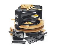 Kitchen chef macchina per raclette 8/10 persone 1500w + grill + crepe maker kcwood.8.super