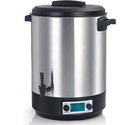 Kitchen chef sterilizzatore vasetti elettrico serbatoio in acciaio inox con rubinetto schermo lcd e timer 45l 2500w kcpst45xxl.lcd