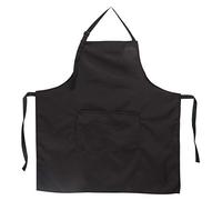 Kitchen Cooking Apron Sleeveless Durable Oil Resistant Work Apron for Restaurant Kitchen Dining Room Purple Rose Red Black Beige White Wine Red (Black)