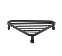 Kitchen Corner Riser, Stove Top Rack Shelf, Modern Space-Saving Anti-Skid Triangular Storage Stand, Compact Pedestal Organizer for Kitchen Countertops, Cabinets, and Pantry