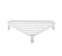 Kitchen Corner Riser, Stove Top Rack Shelf, Modern Space-Saving Anti-Skid Triangular Storage Stand, Compact Pedestal Organizer for Kitchen Countertops, Cabinets, and Pantry