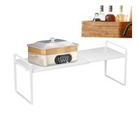 Kitchen Countertop Shelf, Expandable Microwave Countertop, Adjustable Sink Riser, Versatile Kitchen Storage Stand, Cabinet Organizer for Space-Saving Solutions