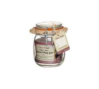 KitchenCraft Barattolo di vetro Home Made con coperchio a clip e chiusura ermetica, 750 ml