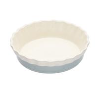 Kitchen Craft Classic Collection Piatto scanalato in ceramica, rotondo, dal forno alla tavola, 20 x 5 cm