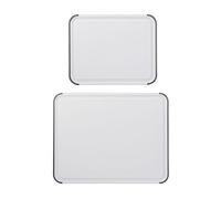 KitchenAid KEG710NOSMGA Set di taglieri in Polipropilene da 2 Pezzi, Plastic, Bianco