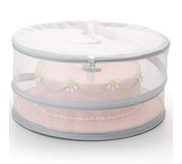 KitchenCraft Coperchio pop-up a rete per alimenti, 31 cm (12"), bianco