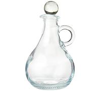 KitchenCraft Bottiglia per aceto/olio d'oliva, vetro, 300 ml, bianco