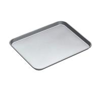 KC BLUE KC2BK23 Teglia Antiaderente da Forno, 38x30.5x2 cm, Acciaio, Argento
