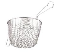Kitchen Craft KCCHIPDP Cestello Profondo per Frittura, ⌀ 20 cm, Acciaio Inossidabile, Argento