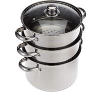 Kitchen Craft KCCVSTEAM22 Pentola a pressione e due inserti vapore profonde