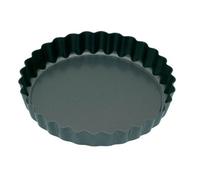 Kitchen Craft KCMINIFLANPK4 Mini Lattine di Crostata, Alluminio, Nero