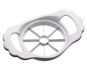 Kitchen Craft KCWEDGER Levatorsoli Tagliamele con Lama in Acciaio Inox, Inossidabile, Bianco
