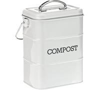 Kitchen Craft LNCOMPGRY Contenitore per Compost in Acciaio Inossidabile Living N