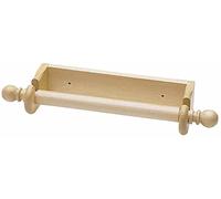 KitchenCraft Supporto a parete per rotoli di carta da 25 cm, faggio