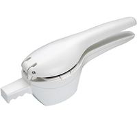 Kitchen Craft Schiacciapatate in Plastica, 2 Dischi, Acciaio Inossidabile, Bianco