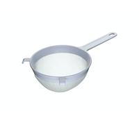 KitchenCraft Setaccio in plastica 18 cm, grande con rete in nylon resistente al calore, bianco