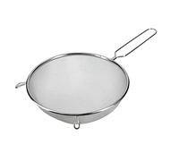 Kitchen Craft Setaccio Rotondo in Acciaio Inox 25 Cm, Inossidabile, Argento
