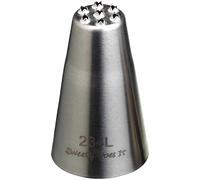 Kitchen Craft Sweetly Does It Large Piping Nozzle, Stainless Steel, Argento, 12 x 17 x 22 cm