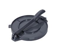 KitchenCraft World of Flavors Pressa per tortilla messicana in confezione regalo, alluminio, colore argento, 20 x 25 cm