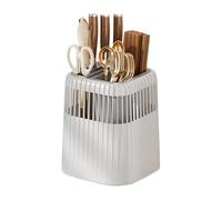 Kitchen Cutter Storage Rack, Scissors Slot Organizer, Space-Saving Kitchen Storage, Holder, Chopstick Storage Organizer, Kitchen Tool Storage Block, Cutting Utensil Organizer, Space-S