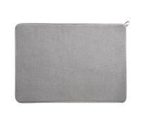 Kitchen Dish Drying Mat - Super assorbente Microfiber Counter Pad, resistente al calore, non scivola, 38 x 50 cm Large Sink Splash Guard for Pot Pan Cup Bottle Usage Accessory Supply